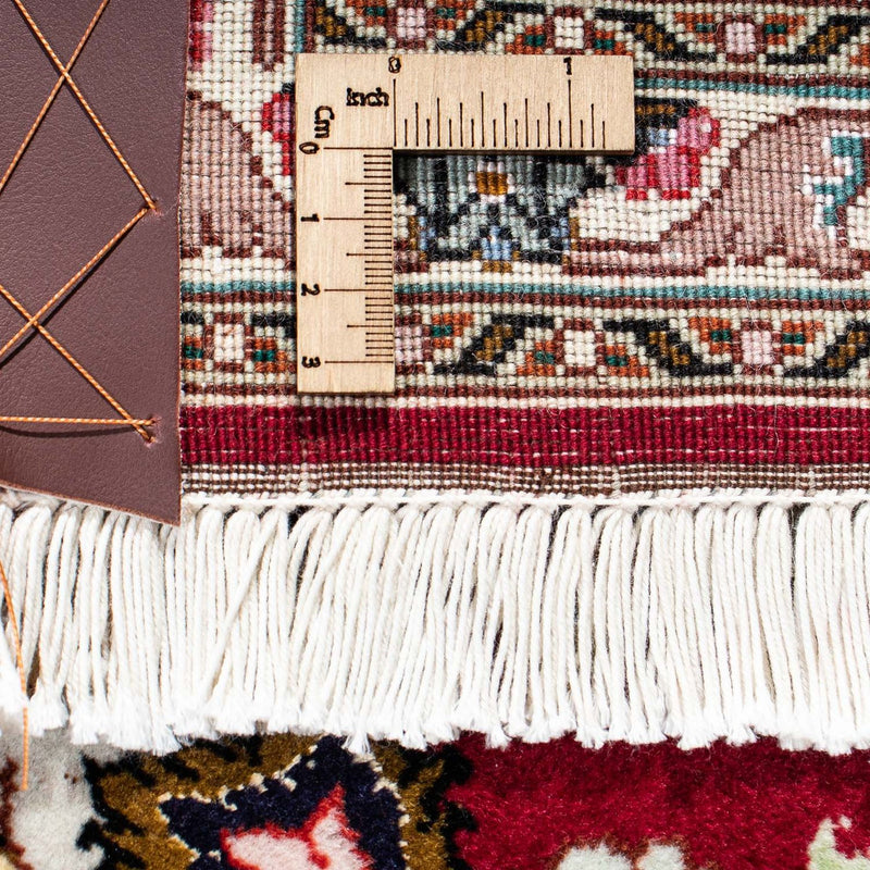 Persisk matta - Tabriz - Royal - 196 x 155 cm - mörkröd