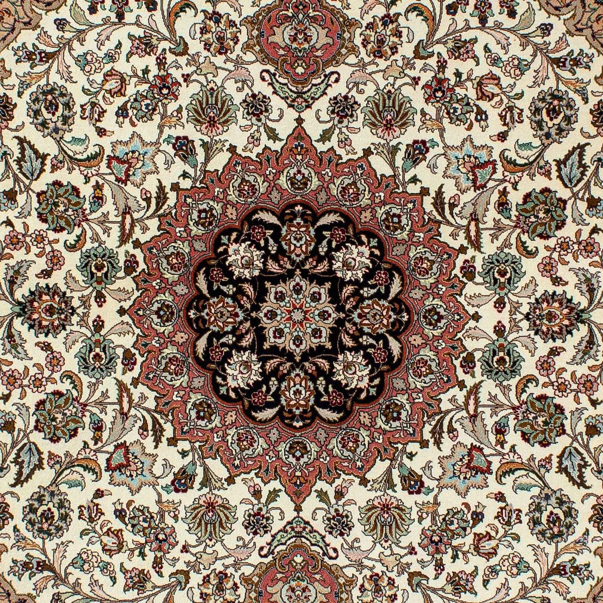 Persisk matta - Tabriz - Royal - 204 x 154 cm - beige