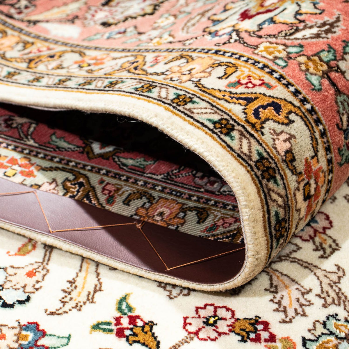 Persisk matta - Tabriz - Royal - 204 x 154 cm - beige