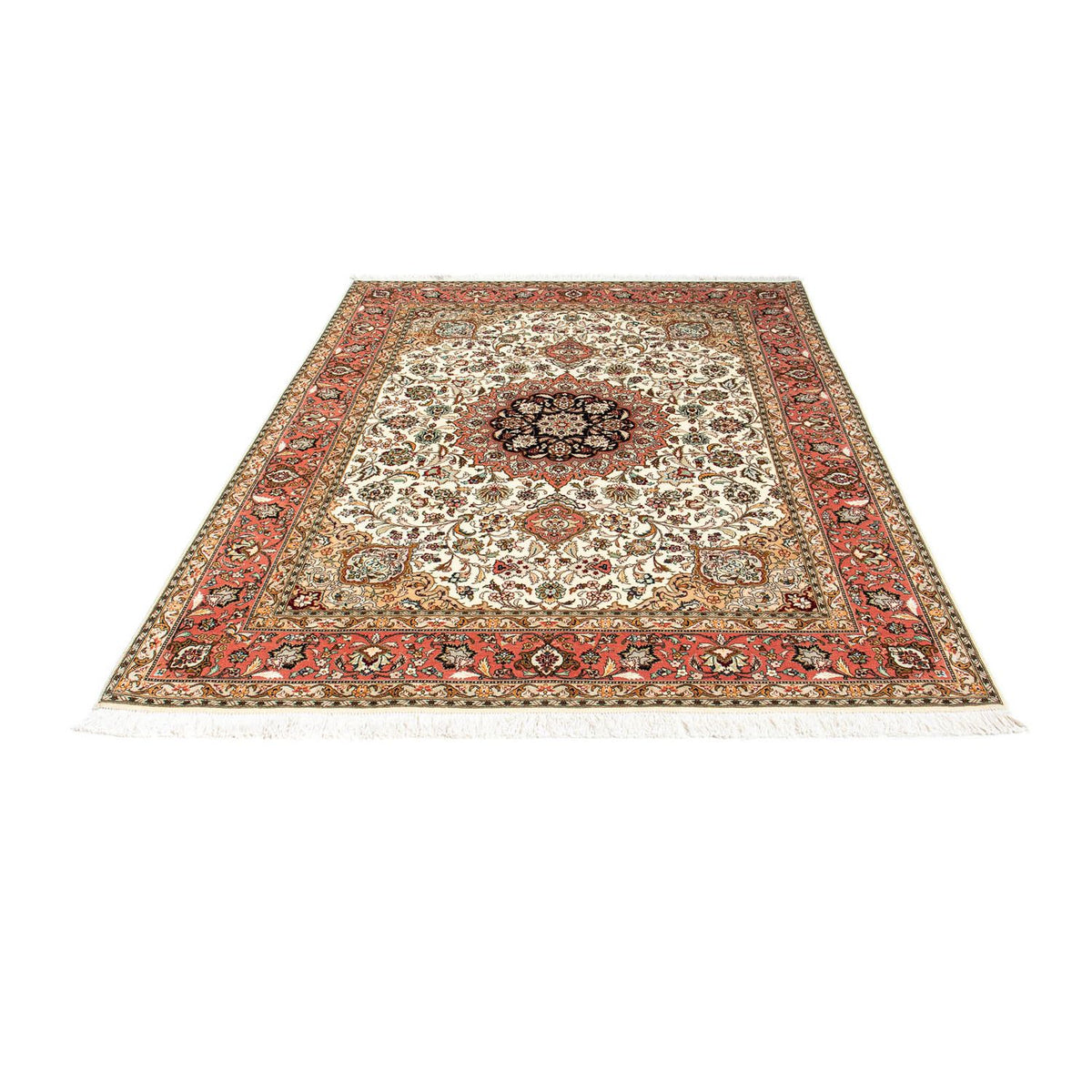 Persisk matta - Tabriz - Royal - 204 x 154 cm - beige