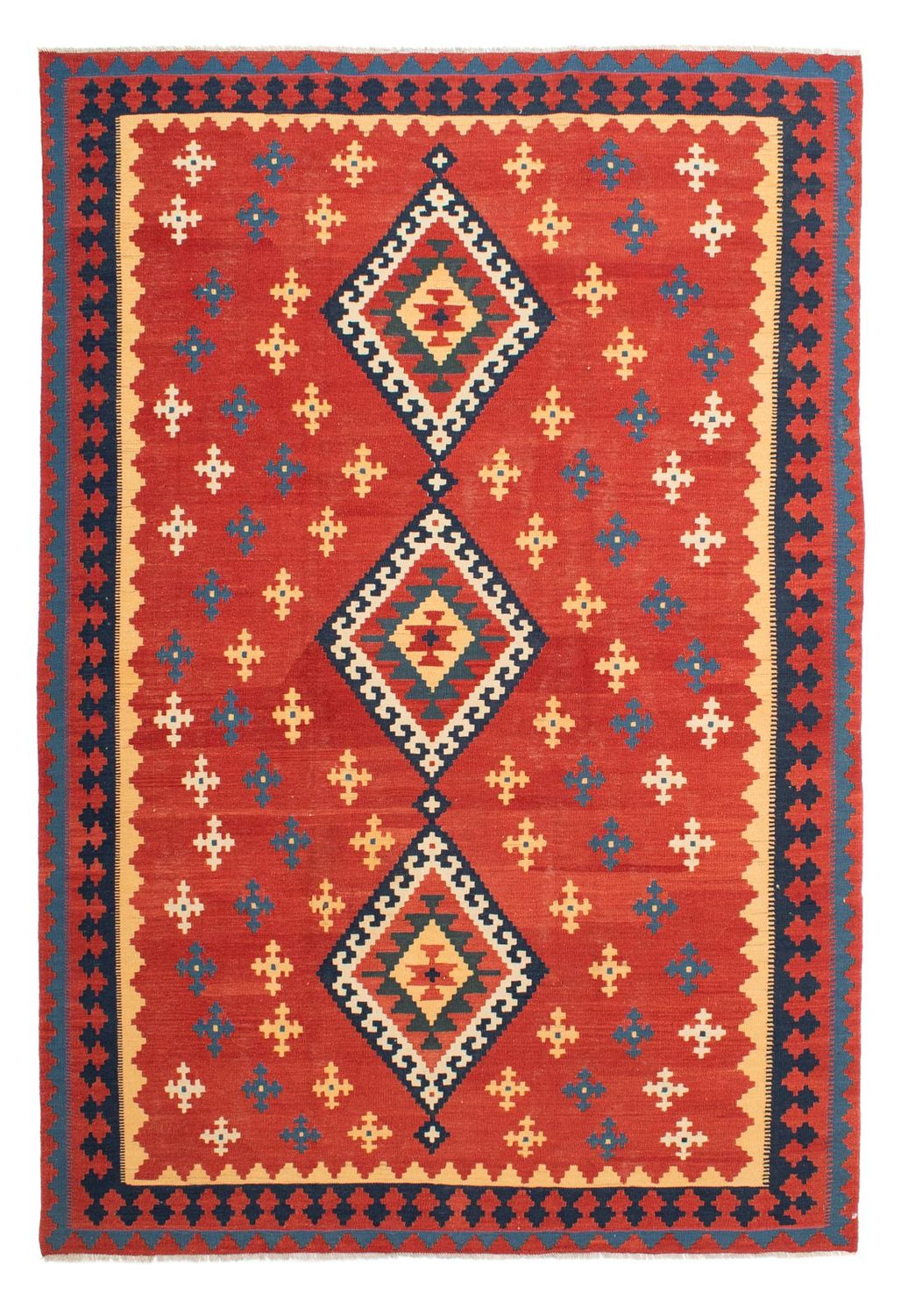 Kelim Carpet - orientalisk matta - 300 x 210 cm - rost