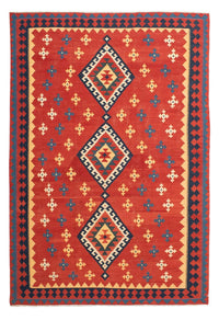 Kelim Carpet - orientalisk matta - 300 x 210 cm - rost