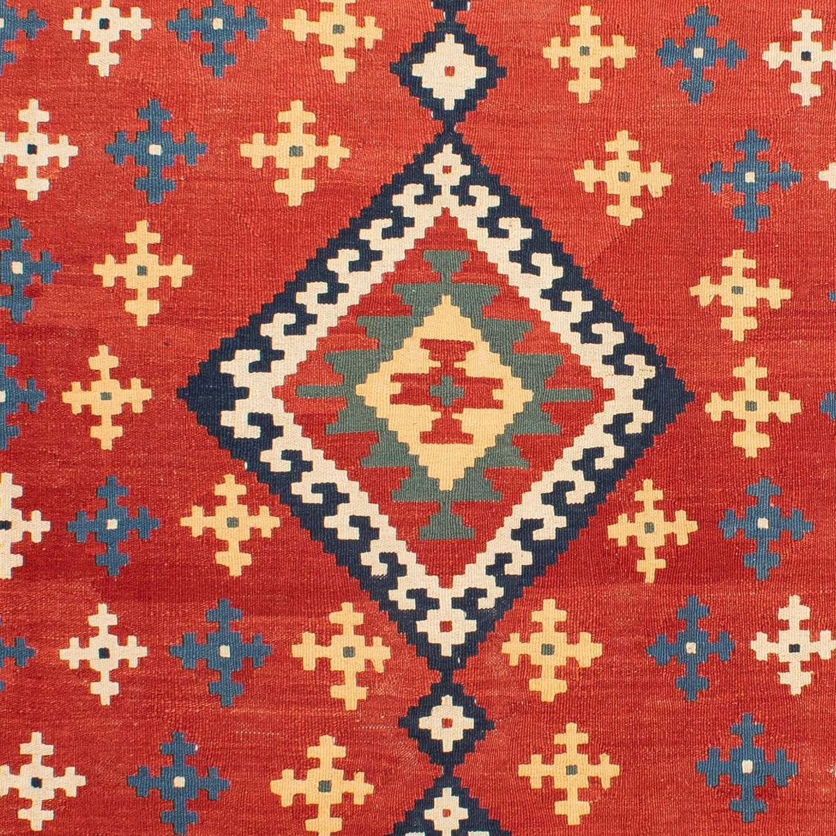 Kelim Carpet - orientalisk matta - 307 x 200 cm - rost
