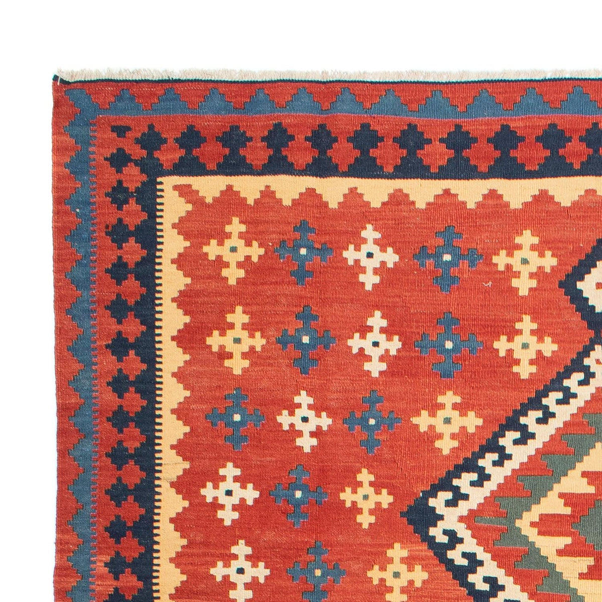 Kelim Carpet - orientalisk matta - 307 x 200 cm - rost