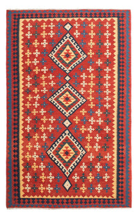 Kelim Carpet - orientalisk matta - 307 x 199 cm - röd