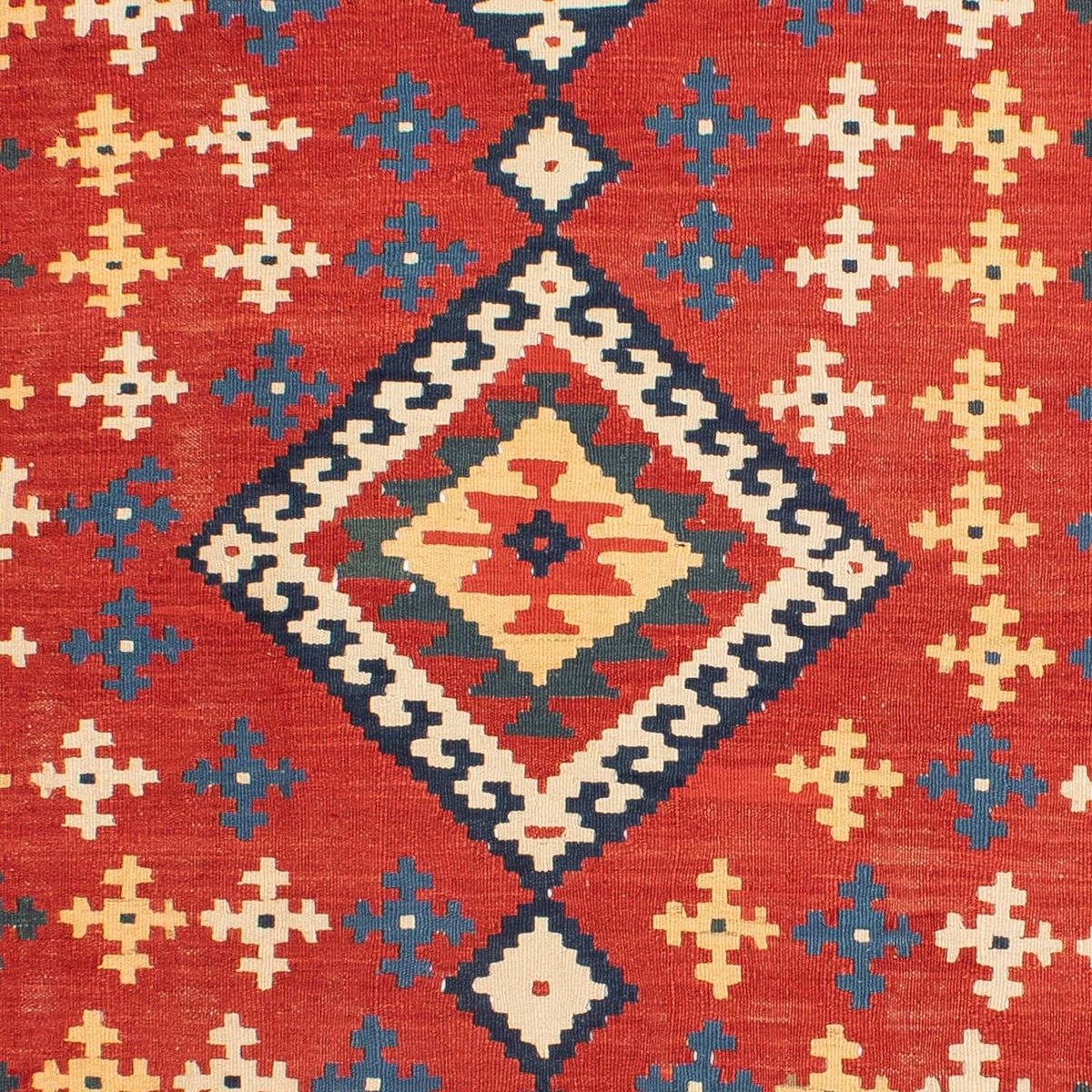 Kelim Carpet - orientalisk matta - 307 x 199 cm - röd