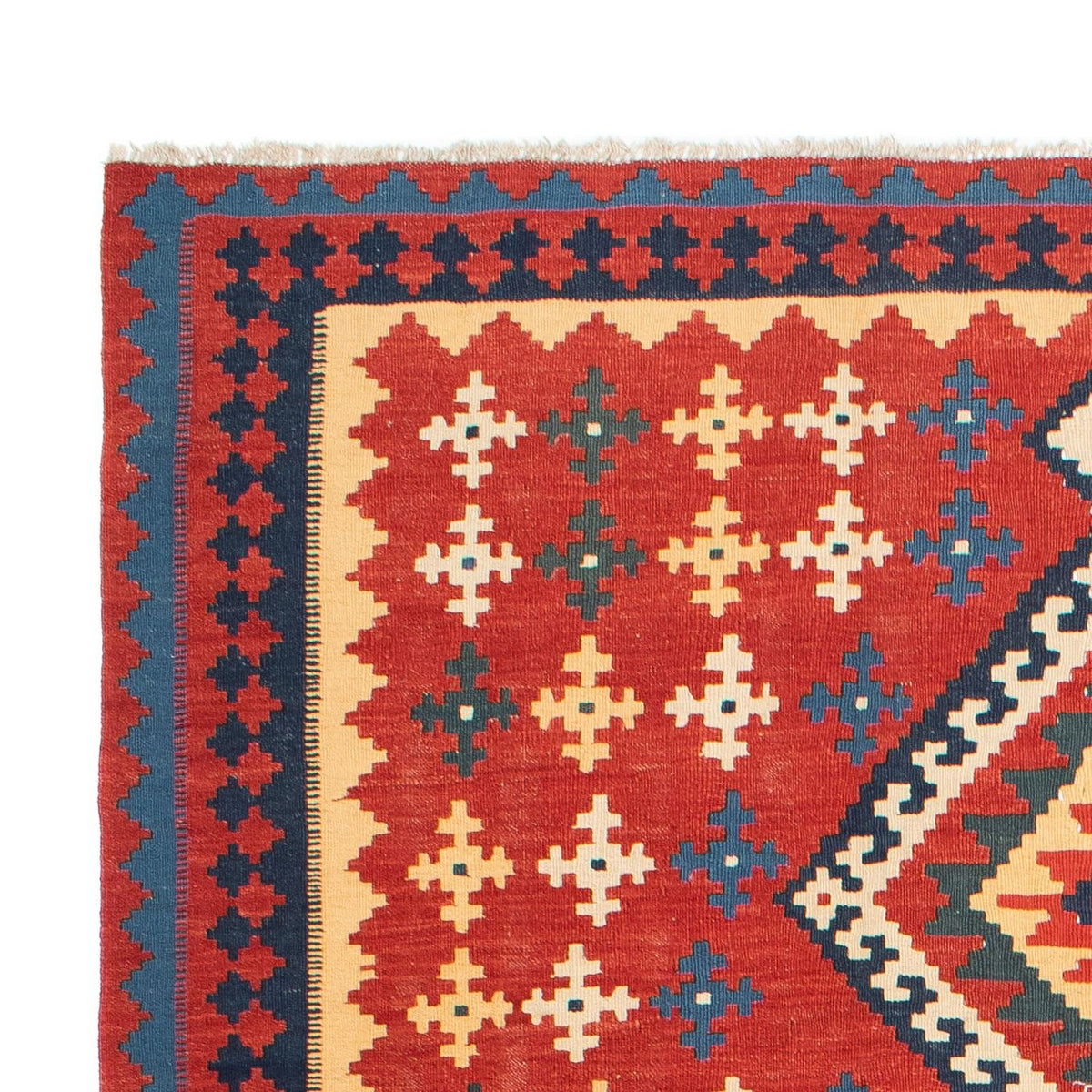 Kelim Carpet - orientalisk matta - 307 x 199 cm - röd