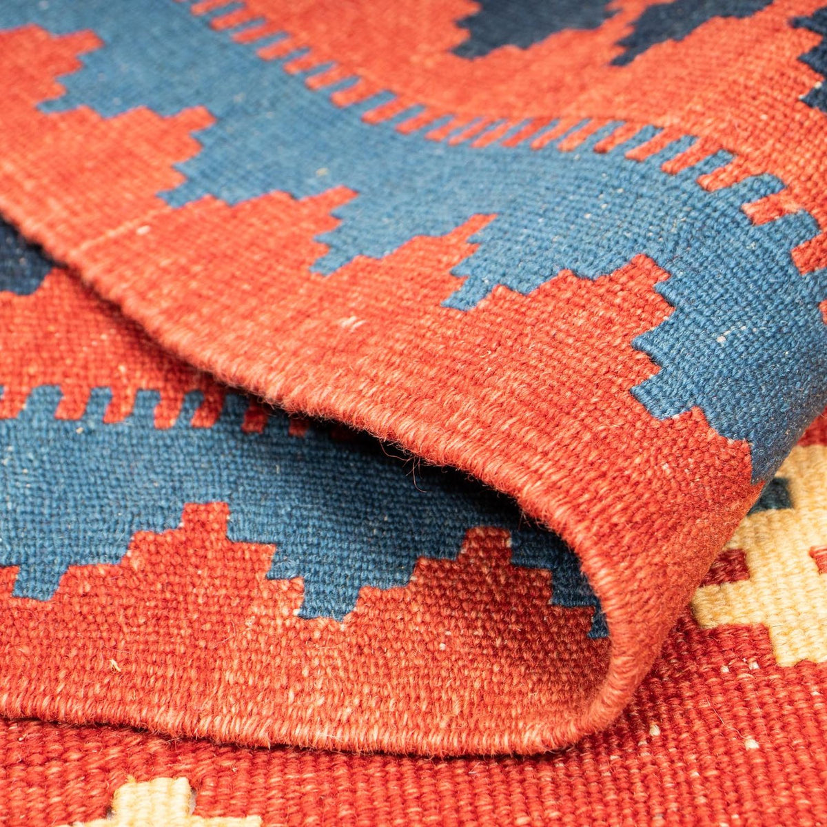 Kelim Carpet - orientalisk matta - 307 x 199 cm - röd