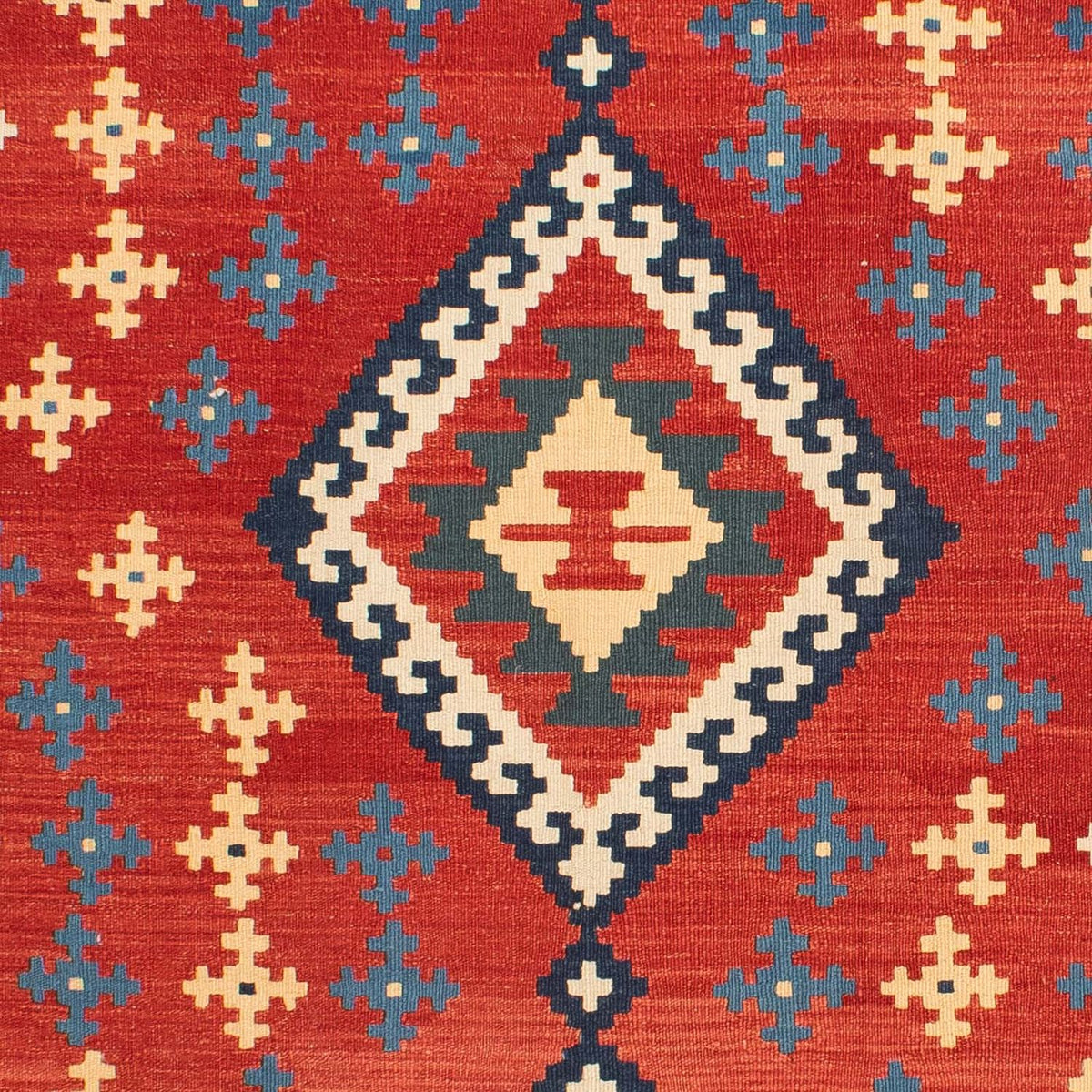 Kelim Carpet - orientalisk matta - 314 x 204 cm - röd