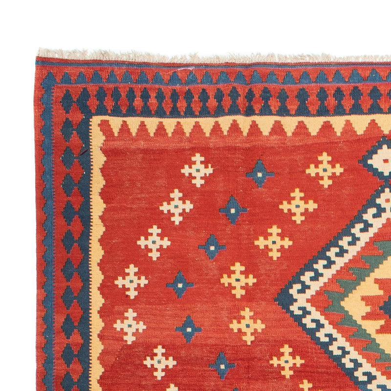 Kelim Carpet - orientalisk matta - 271 x 215 cm - röd