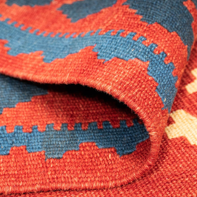 Kelim Carpet - orientalisk matta - 271 x 215 cm - röd