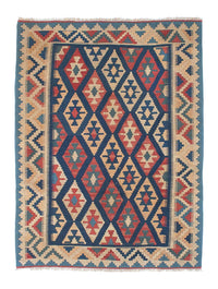 Kelim Carpet - orientalisk matta - 167 x 126 cm - flerfärgad