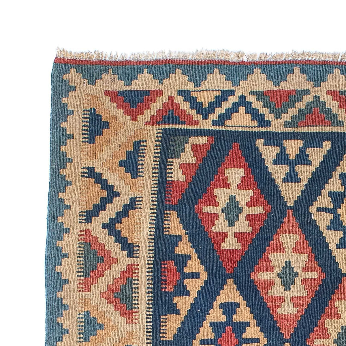 Kelim Carpet - orientalisk matta - 167 x 126 cm - flerfärgad
