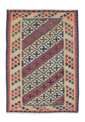 Kelim Carpet - orientalisk matta - 176 x 122 cm - flerfärgad