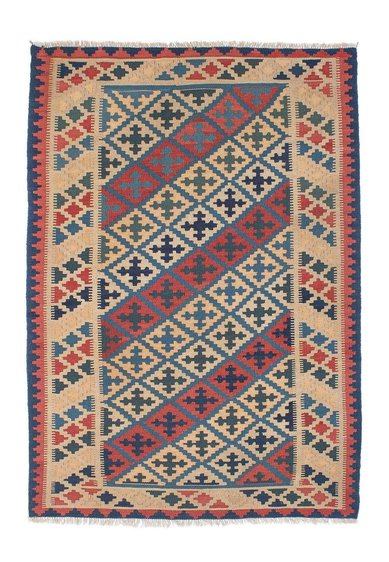 Kelim Carpet - orientalisk matta - 176 x 122 cm - flerfärgad