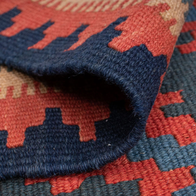 Kelim Carpet - orientalisk matta - 176 x 122 cm - flerfärgad