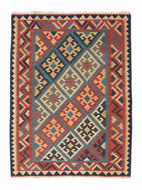 Kelim Carpet - orientalisk matta - 170 x 126 cm - flerfärgad