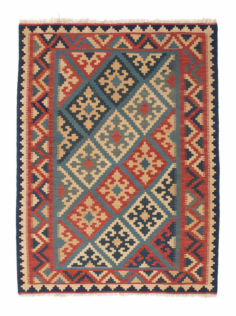 Kelim Carpet - orientalisk matta - 170 x 126 cm - flerfärgad