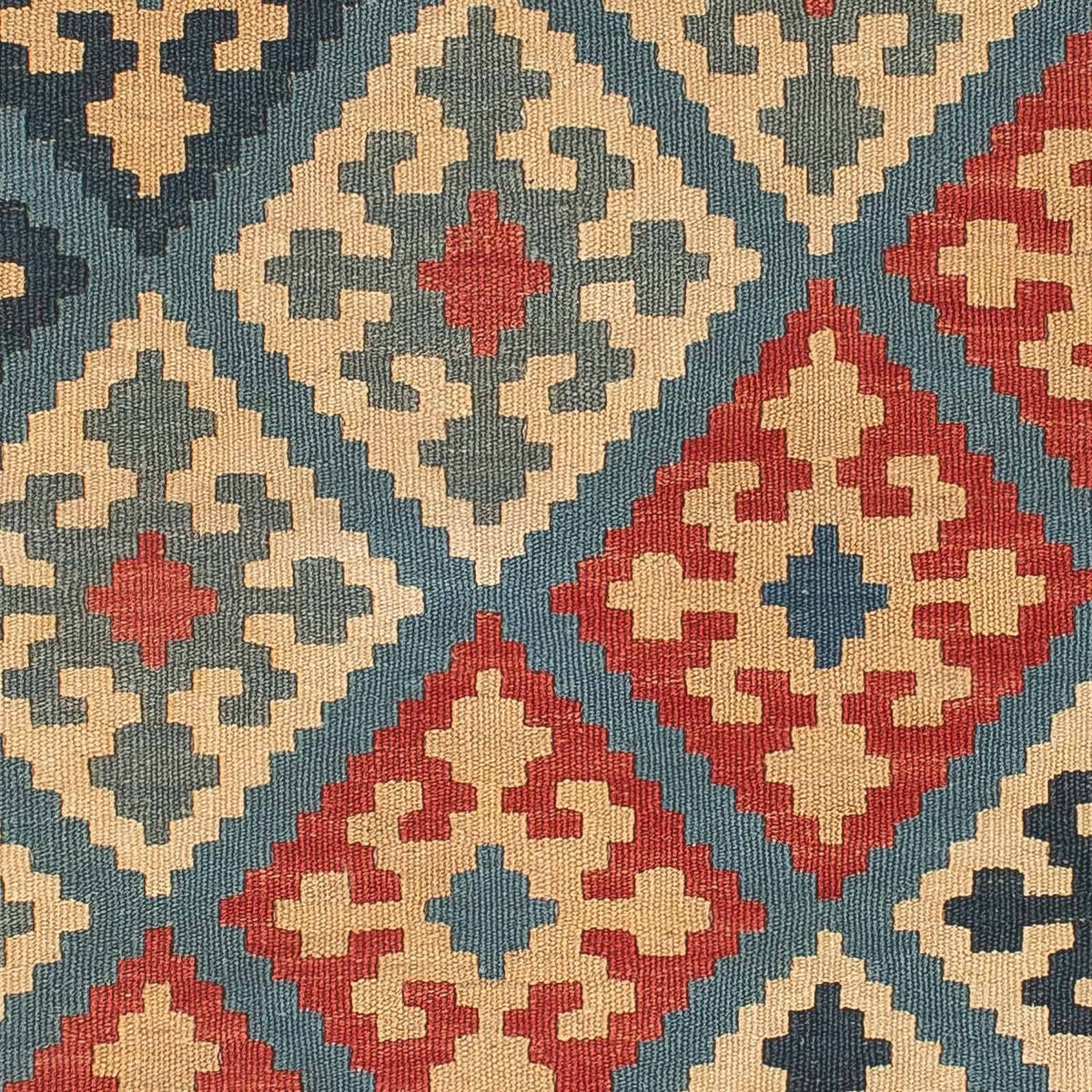 Kelim Carpet - orientalisk matta - 170 x 126 cm - flerfärgad