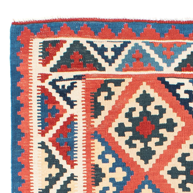 Kelim Carpet - orientalisk matta - 171 x 123 cm - ljusröd