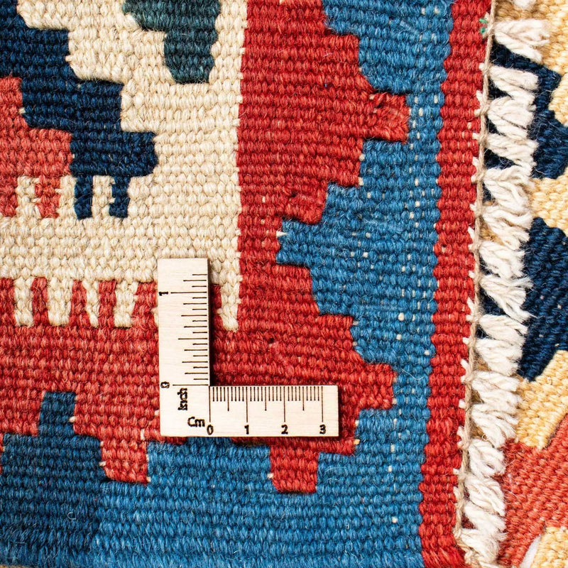 Kelim Carpet - orientalisk matta - 171 x 123 cm - ljusröd