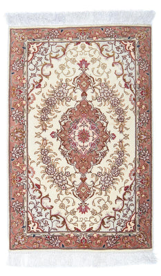 Persisk matta - Tabriz - Royal - 93 x 61 cm - beige