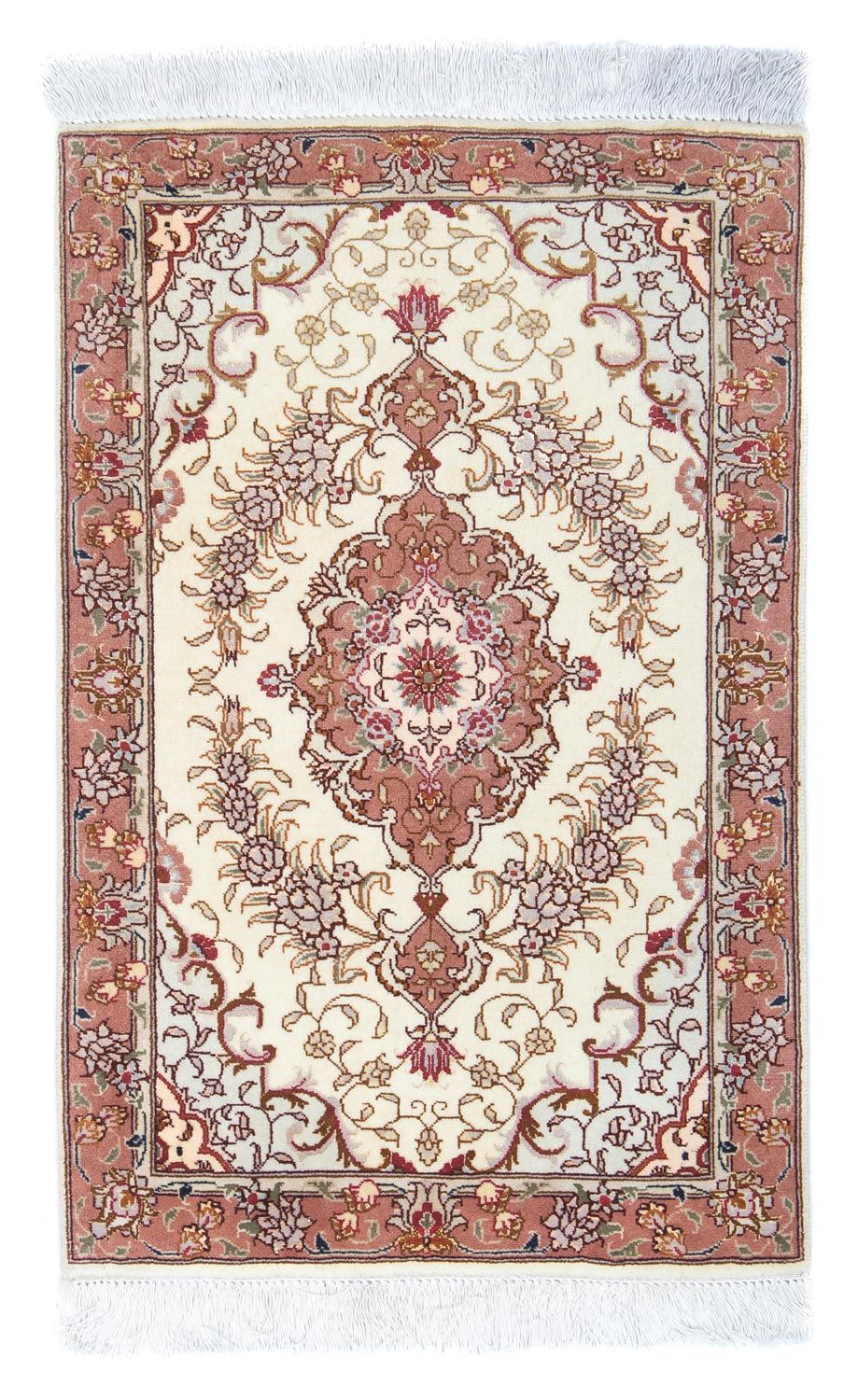 Persisk matta - Tabriz - Royal - 92 x 60 cm - beige