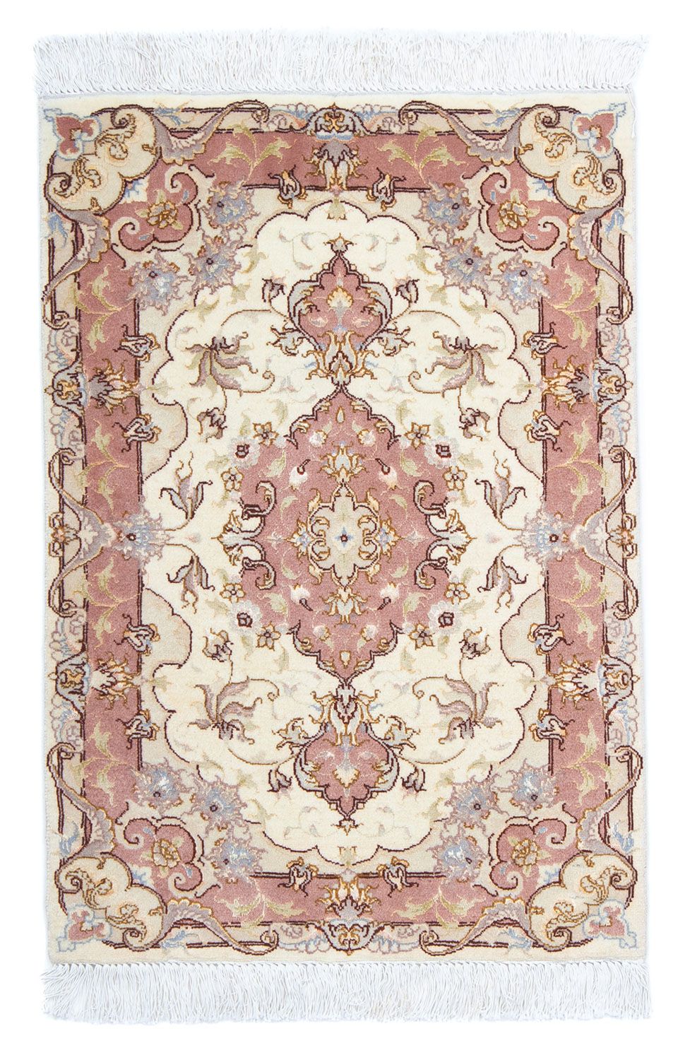 Persisk matta - Tabriz - Royal - 89 x 60 cm - beige