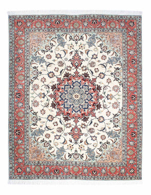 Persisk matta - Tabriz - Royal - 193 x 158 cm - beige
