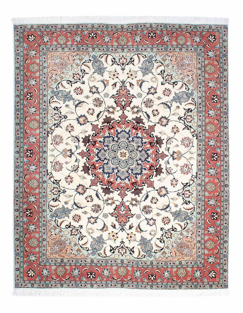 Persisk matta - Tabriz - Royal - 193 x 158 cm - beige