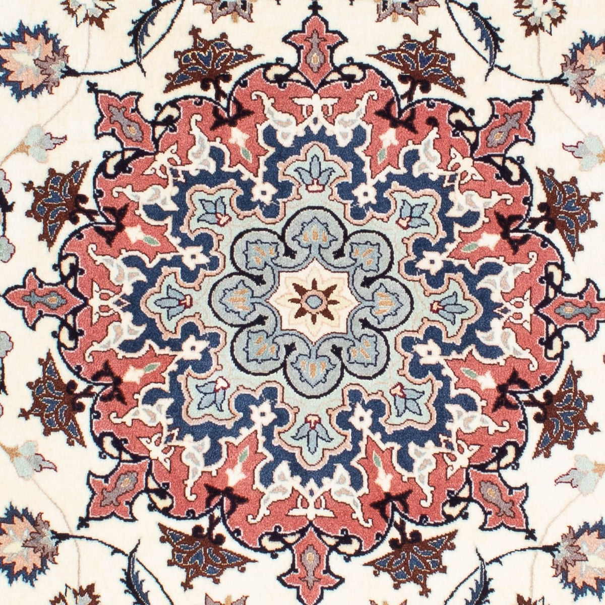 Persisk matta - Tabriz - Royal - 193 x 158 cm - beige