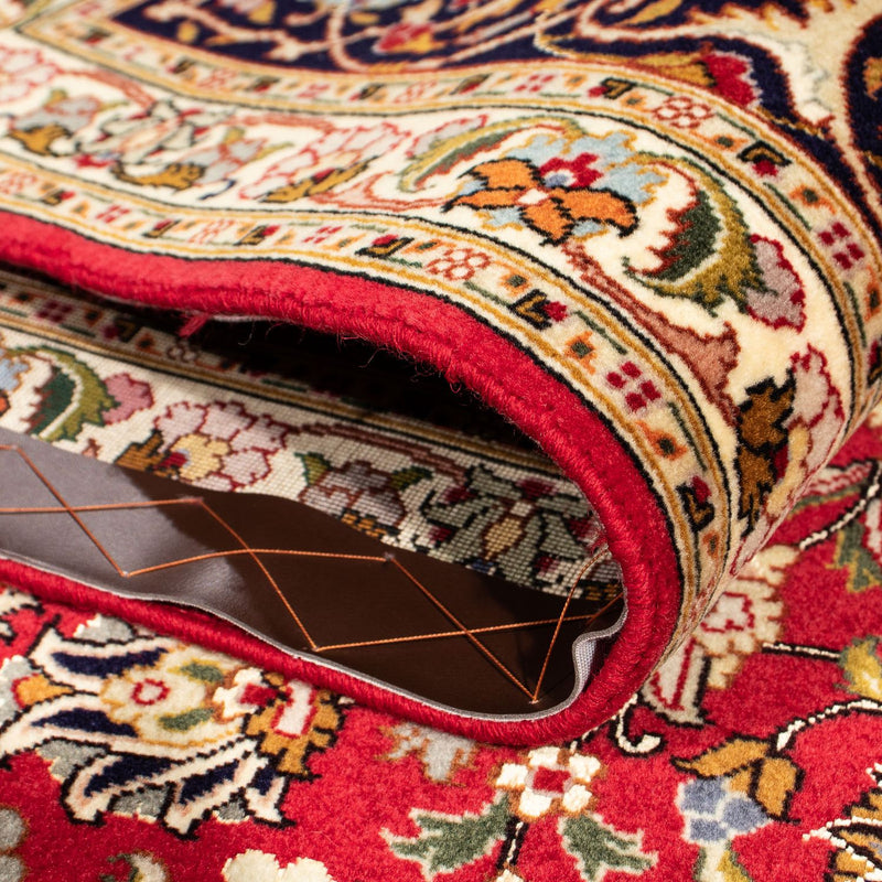 Persisk matta - Tabriz - Royal kvadrat  - 203 x 203 cm - röd