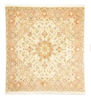Persisk matta - Tabriz - Royal kvadrat  - 210 x 202 cm - beige