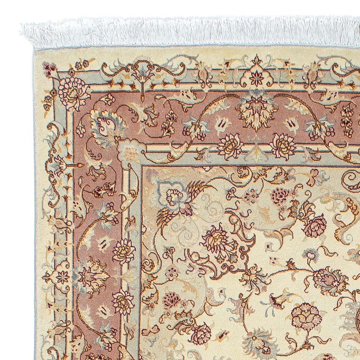 Persisk matta - Tabriz - Royal - 196 x 149 cm - beige