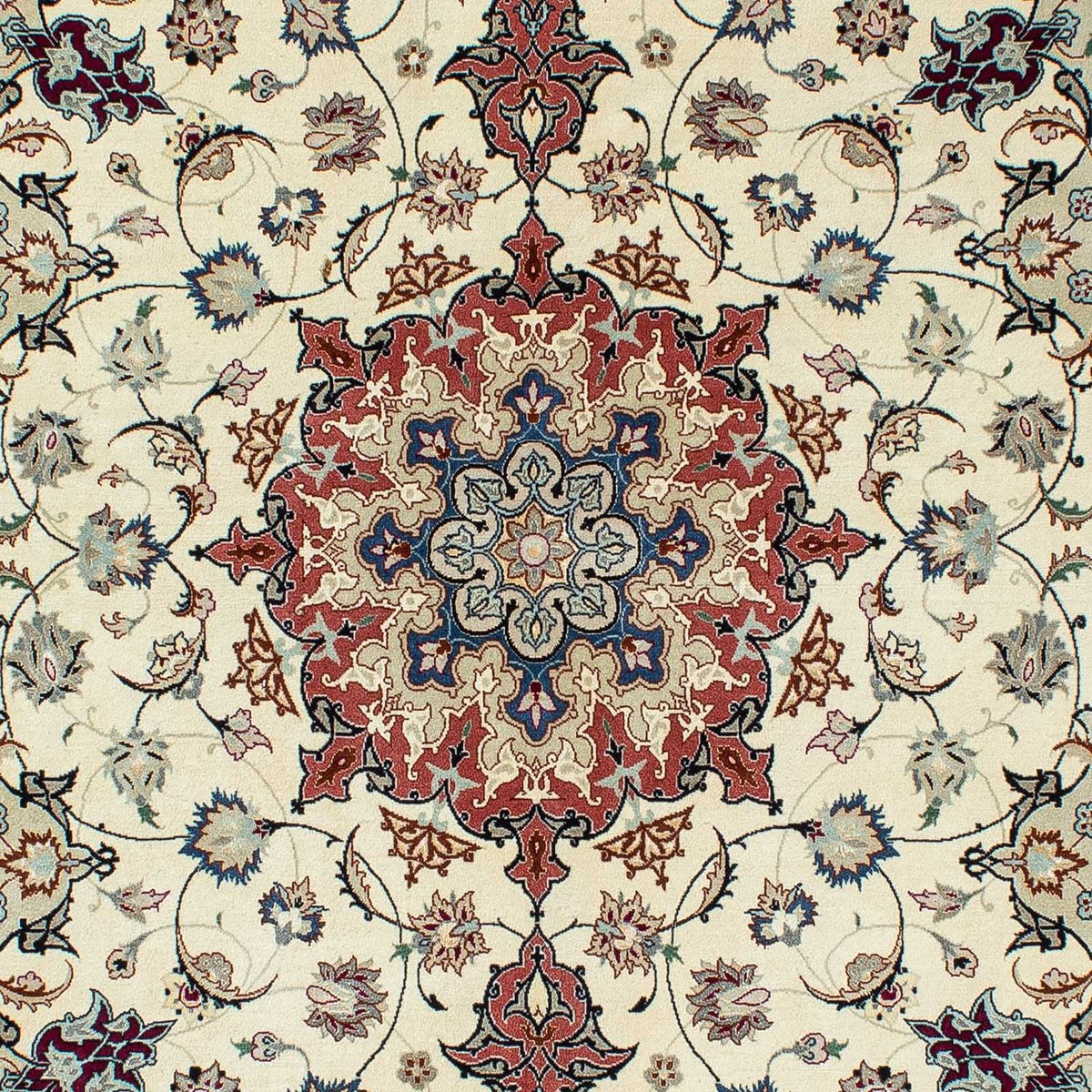 Persisk matta - Tabriz - Royal - 201 x 156 cm - beige