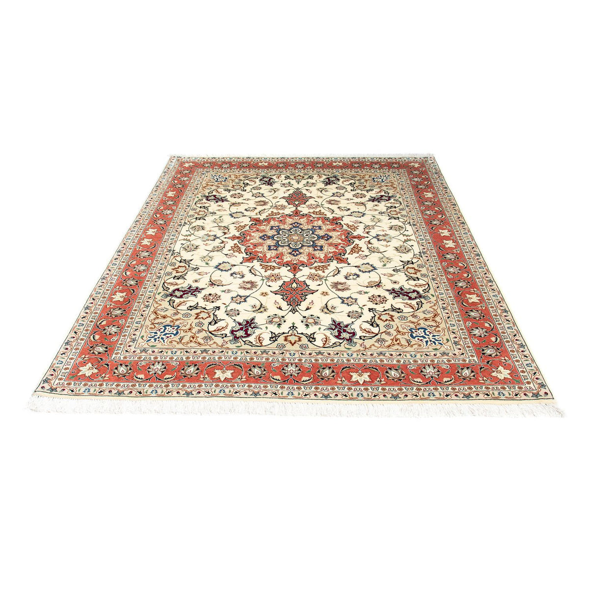 Persisk matta - Tabriz - Royal - 201 x 156 cm - beige