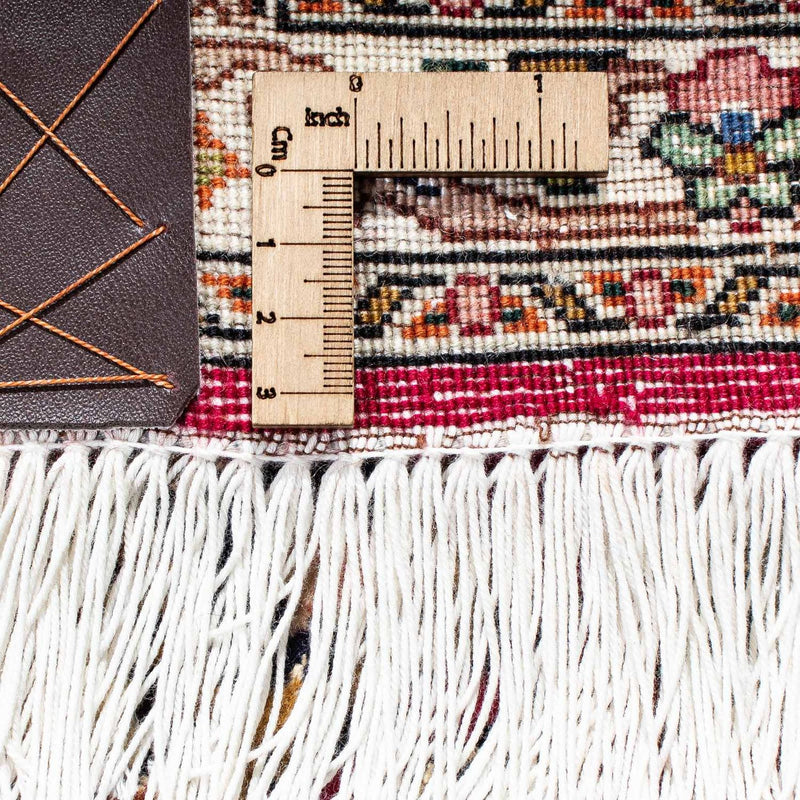 Persisk matta - Tabriz - Royal - 213 x 152 cm - mörkröd