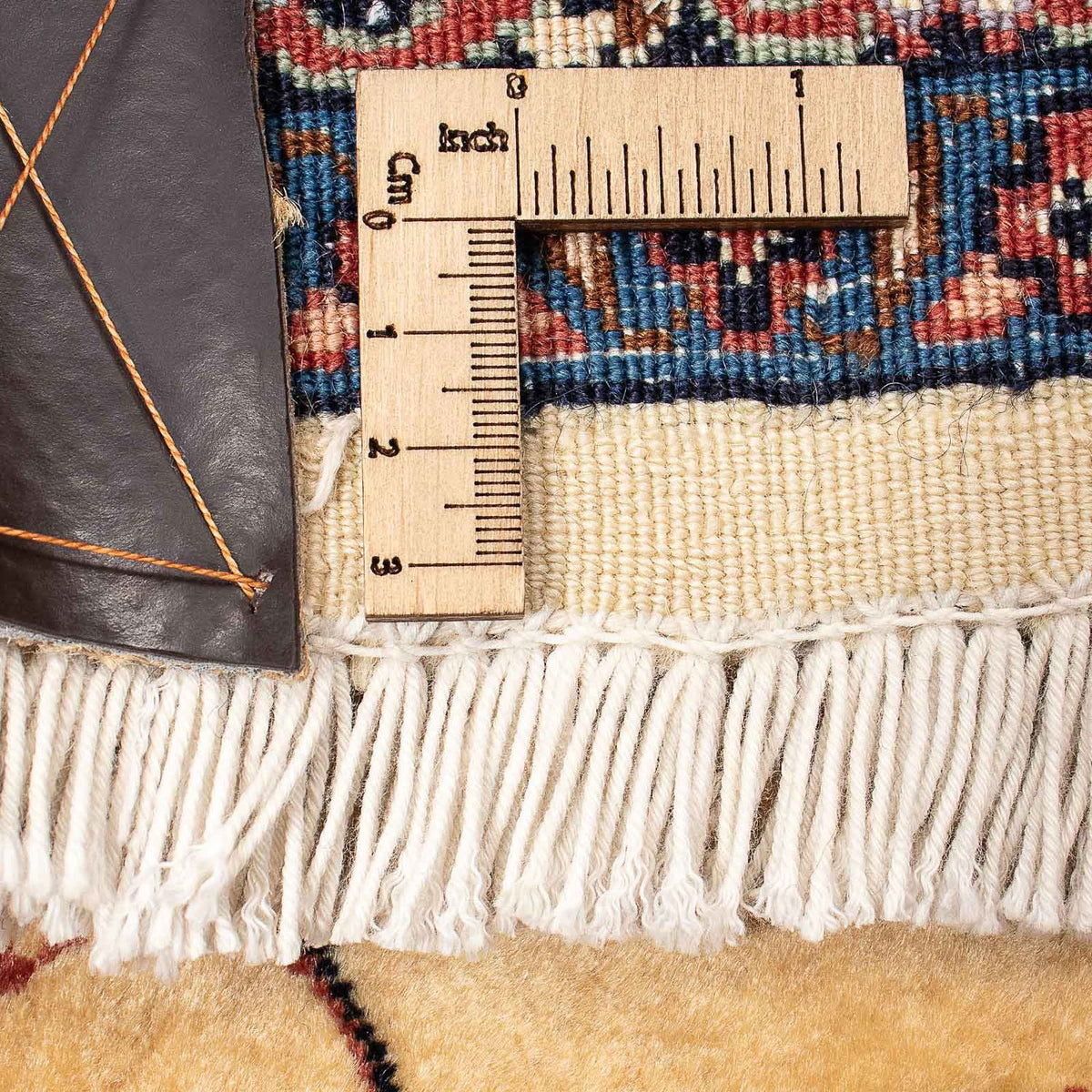 Persisk matta - Bijar - 202 x 140 cm - beige