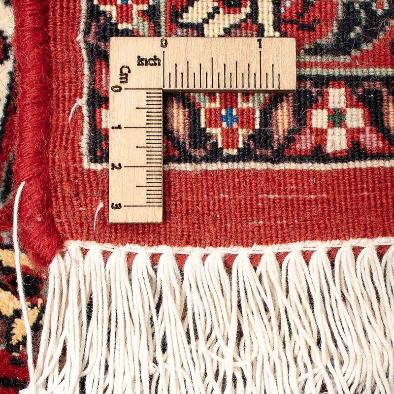 Persisk matta - Bijar - 233 x 140 cm - mörkröd