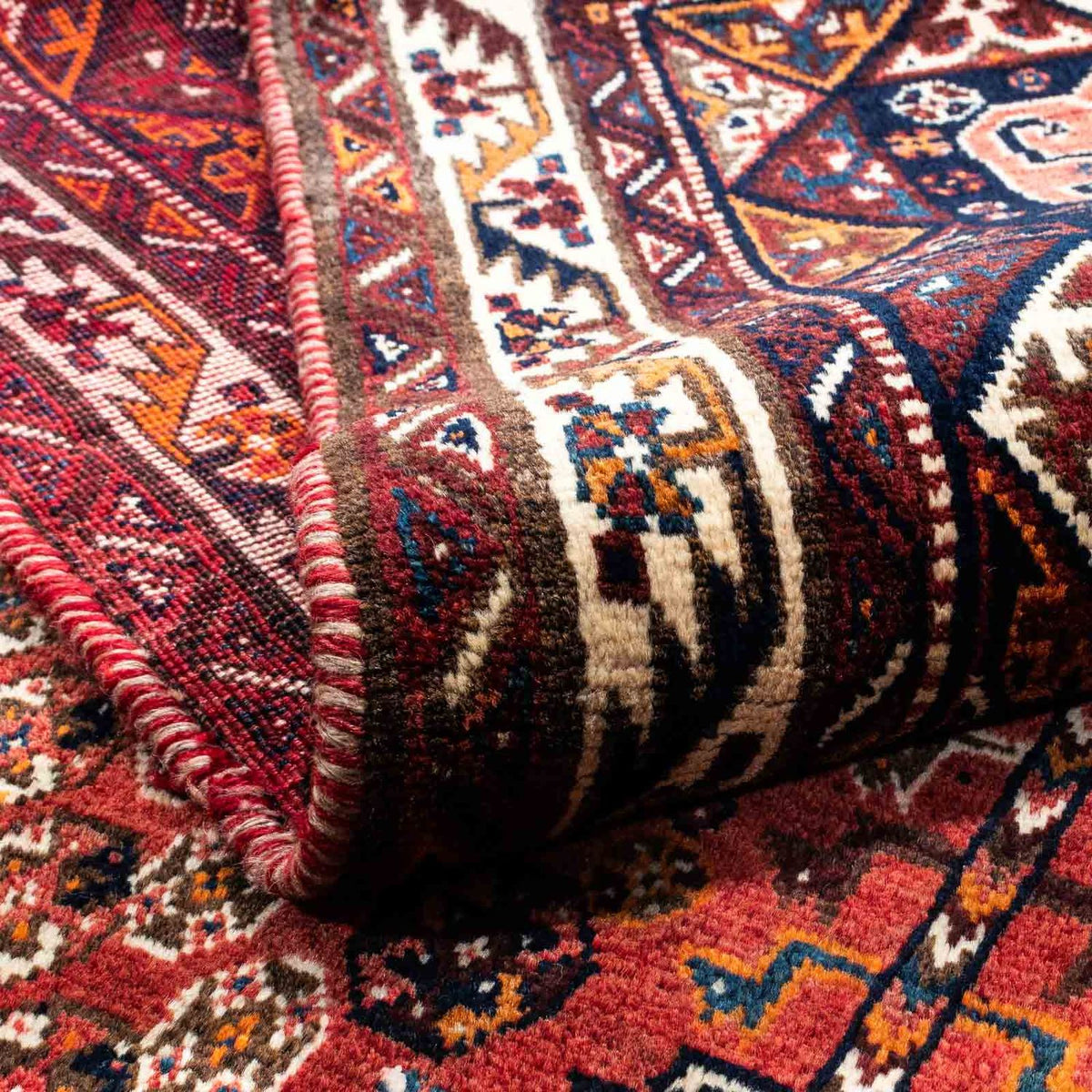 Persisk matta - Nomadic - 255 x 160 cm - röd