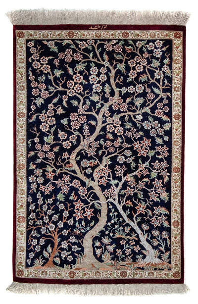 Qom Mattan 59x87cm - Persisk matta