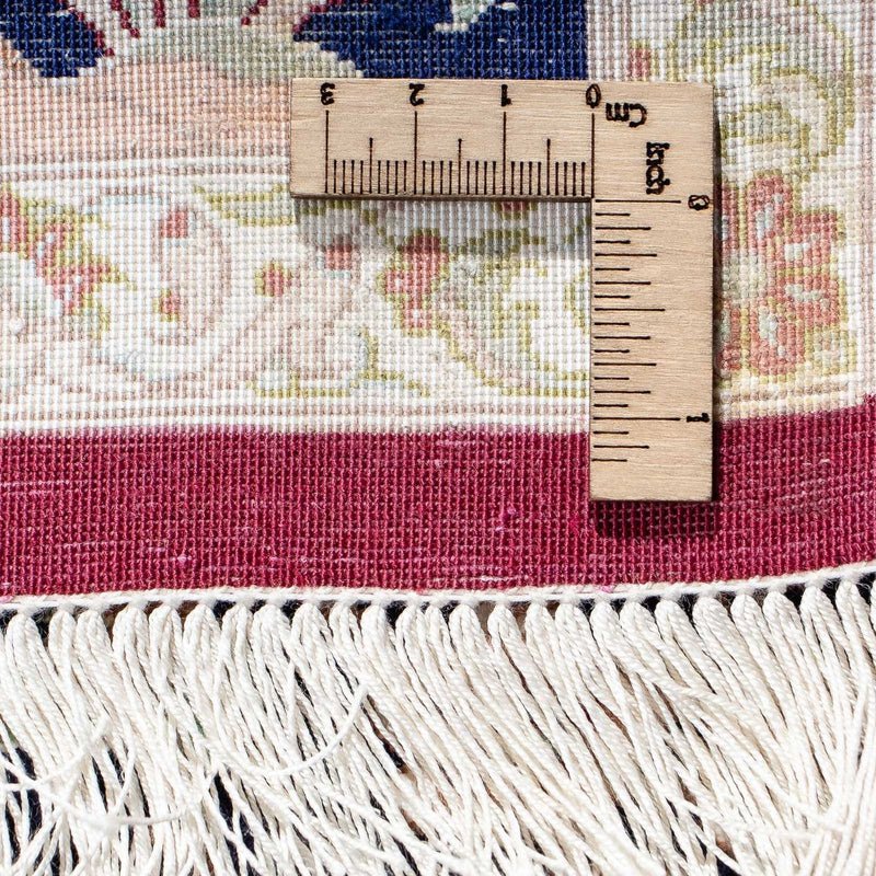 Persisk matta - Ghom - 87 x 59 cm - mörkblå