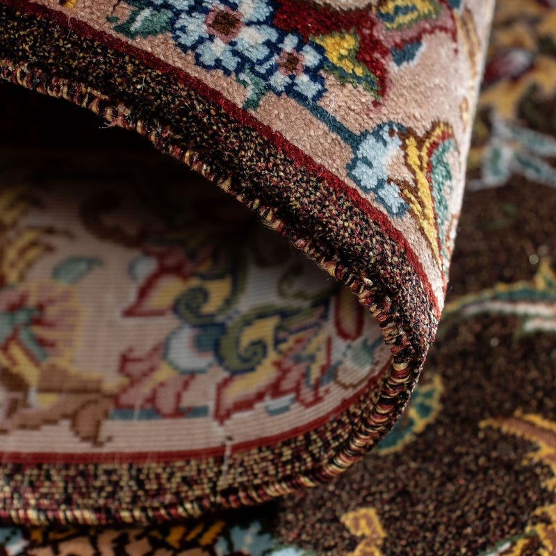 Persisk matta - Ghom - 86 x 60 cm - brun