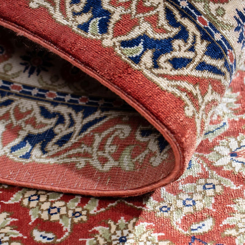 Persisk matta - Ghom - 86 x 60 cm - rost