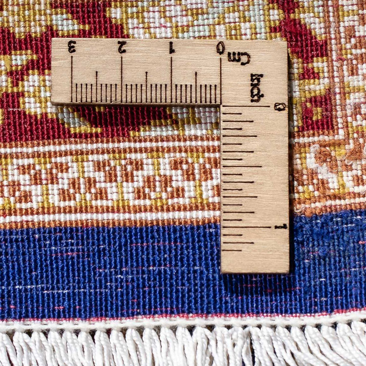 Persisk matta - Ghom - 93 x 60 cm - mörkblå