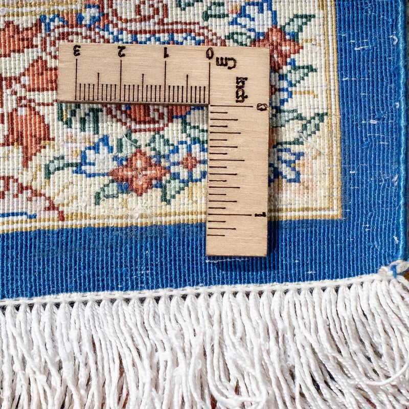 Persisk matta - Ghom - 78 x 55 cm - mörkblå