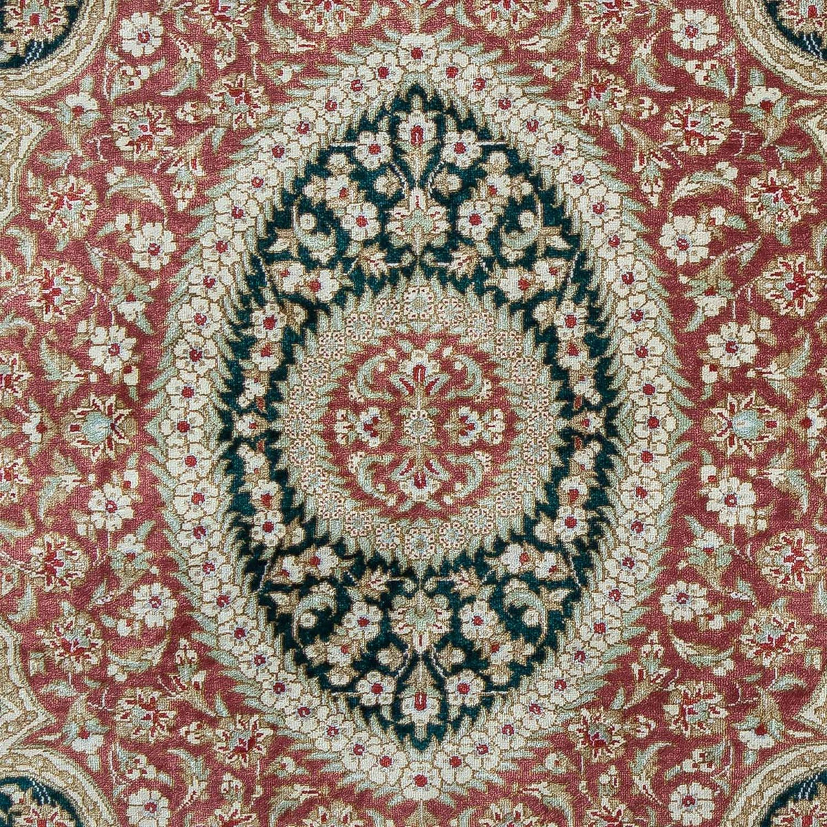 Persisk matta - Ghom - 85 x 58 cm - mörkblå