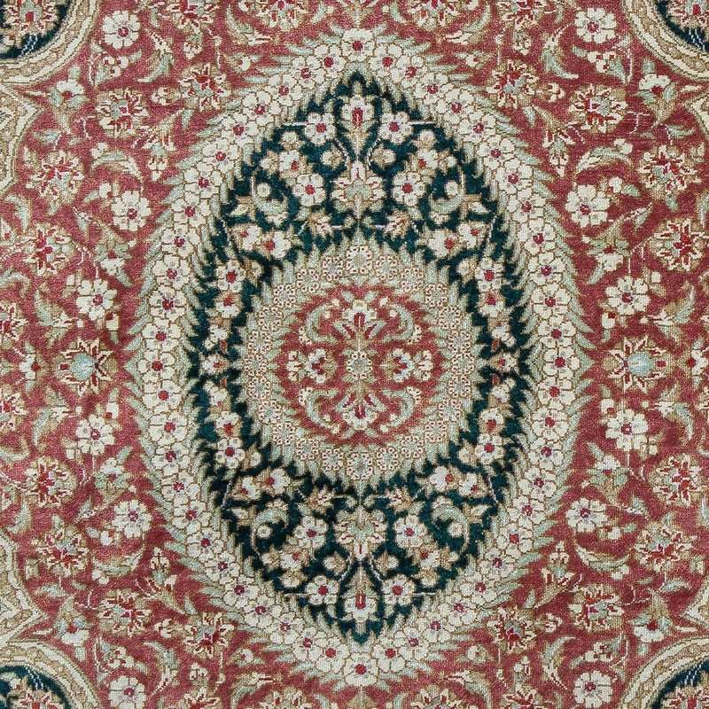 Persisk matta - Ghom - 85 x 58 cm - mörkblå