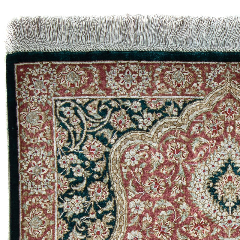 Persisk matta - Ghom - 85 x 58 cm - mörkblå