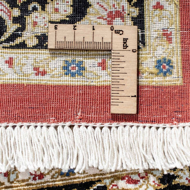 Persisk matta - Ghom - 81 x 55 cm - mörkröd